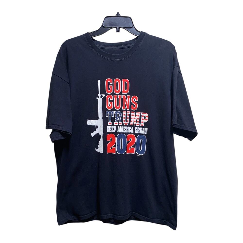 God Guns & Trump 2020 T-shirt Unisex Size XL‎